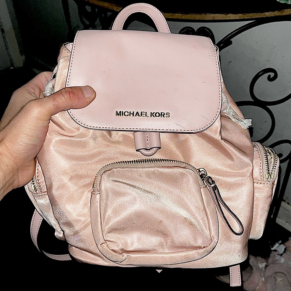 Michael Kors , backpack color pink it’s new and it’s real